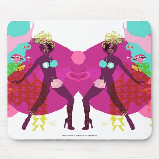 Tapis De Souris Voici venir les filles (Devant)