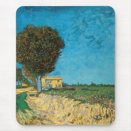 Tapis De Souris Voie près d'Arles, Vincent van Gogh (Devant)