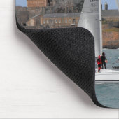 Tapis De Souris Voile vers le port de St Helier (Coin)