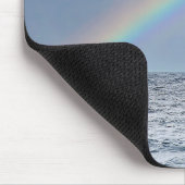 Tapis De Souris Voilier et Arc-en-ciel (Coin)