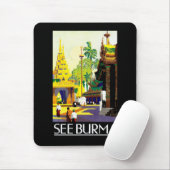 Tapis De Souris Voir Birmanie (Avec souris)