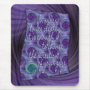 Tapis De Souris voir Clairement - sagesse