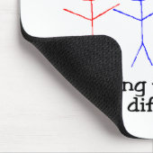Tapis De Souris Voir le monde d'un angle différent (Coin)