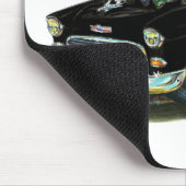 Tapis De Souris Voiture 1955 Chevy150-210 noire (Coin)