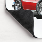 Tapis De Souris Voiture 1968-72 de rouge de Corvette (Coin)