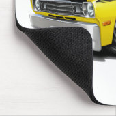 Tapis De Souris Voiture 1970-74 jaune du chiffon 340 (Coin)