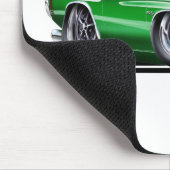 Tapis De Souris Voiture 1970 Vert-Noire de Chevelle (Coin)