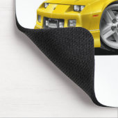 Tapis De Souris Voiture 1982-92 jaune de Camaro (Coin)
