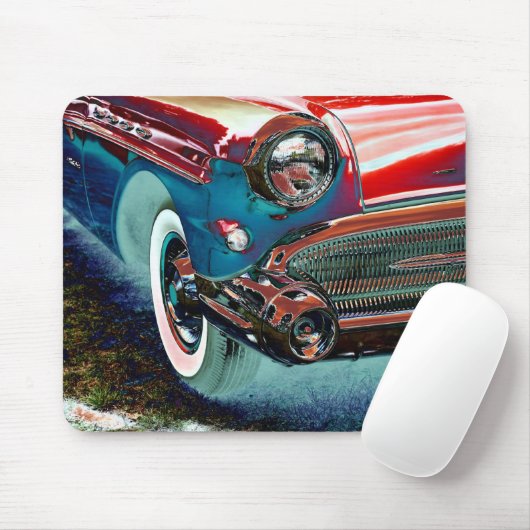 Tapis De Souris voiture ancienne Mousepad (Avec souris)