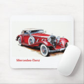 Tapis De Souris Voiture classique Mousepad (Avec souris)