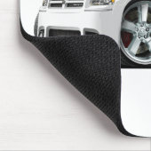 Tapis De Souris Voiture de blanc de magnum de Dodge (Coin)