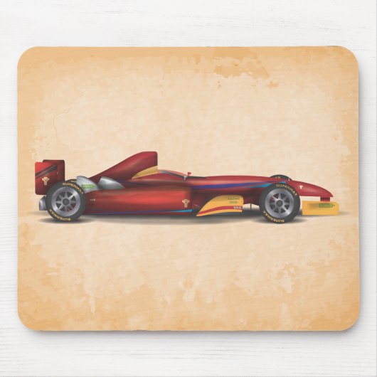 Tapis De Souris Voiture de course (Devant)