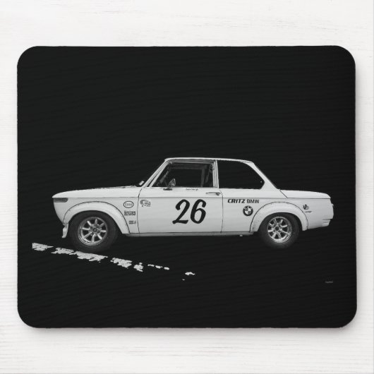 Tapis De Souris Voiture de course BMW vintage (Devant)