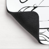 Tapis De Souris Voiture de course en tribaux (Coin)
