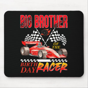 Tapis De Souris Voiture de course Grand frère du coureur d'anniver