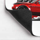 Tapis De Souris VOITURE DE COURSE VROOM À VITESSE COMPLÈTE! Tapis (Coin)