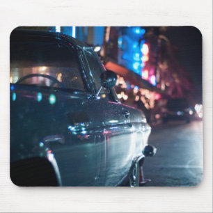 Tapis De Souris Voiture de cru d'entraînement d'océan