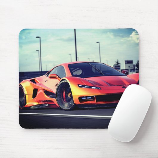 Tapis De Souris Voiture de luxe (Avec souris)