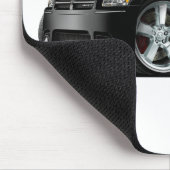 Tapis De Souris Voiture de noir de magnum de Dodge (Coin)