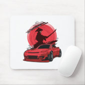 Tapis De Souris Voiture japonaise Samurai RX7 (Avec souris)