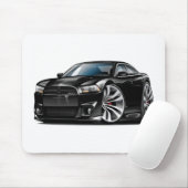 Tapis De Souris Voiture noire du chargeur SRT8 de Dodge (Avec souris)