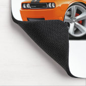 Tapis De Souris Voiture Orange-Noire du challengeur SRT8 (Coin)