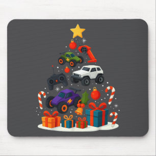 Tapis De Souris Voiture Rc Course Pilote Arbre De Noël Xmas