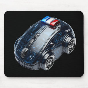 Tapis De Souris Voiture-souris PC : Véhicule de police