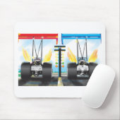 Tapis De Souris voitures à moteur gonflé (Avec souris)