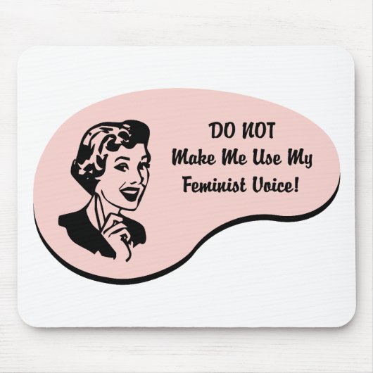 Tapis De Souris Voix féministe (Devant)