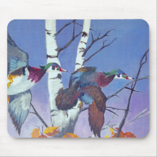 Tapis De Souris Vol de canard de bois de Fancy