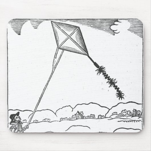 Tapis De Souris Vol de cerf-volant (Devant)