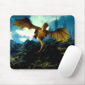 Tapis De Souris Vol de dragon (Avec souris)