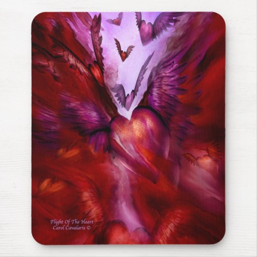 Tapis De Souris Vol du coeur Mousepad (Devant)