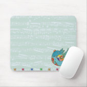 Tapis De Souris Vol et chant mignons d'oiseau (Avec souris)