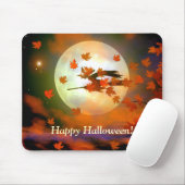 Tapis De Souris Vol Halloween Witch (Avec souris)