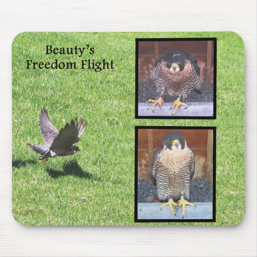 Tapis De Souris Vol Mousepad de liberté de beauté (Devant)