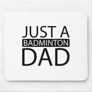 Tapis De Souris Volant de Badminton Raquette - Juste Un Badminto