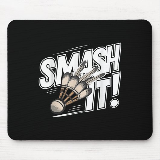 Tapis De Souris Volant de badminton Smash (Devant)