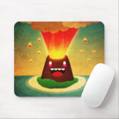 Tapis De Souris Volcan (Avec souris)