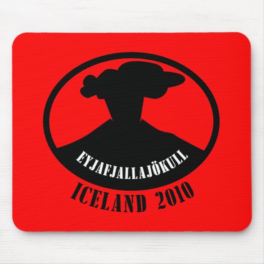 Tapis De Souris Volcan 2010 de l'Islande (Devant)
