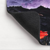 Tapis De Souris Volcan hawaïen Mousepad (Coin)