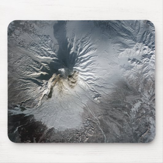 Tapis De Souris Volcan Shiveluch en Russie (Devant)