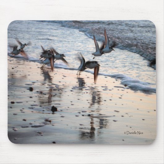 Tapis De Souris Volée des oiseaux Mousepad (Devant)