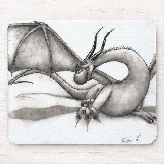 Tapis De Souris Volée Mousepad de dragon (Devant)