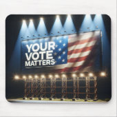Tapis De Souris Volet Votre vote compte (Devant)