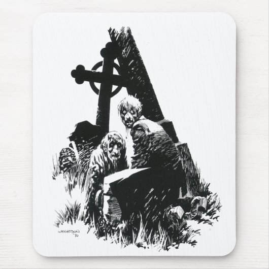 Tapis De Souris Voleurs graves Mousepad (Devant)