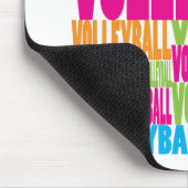 Tapis De Souris Volleyball coloré (Coin)