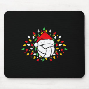 Tapis De Souris Volleyball Santa Hat Xmas Les amateurs de sport pr