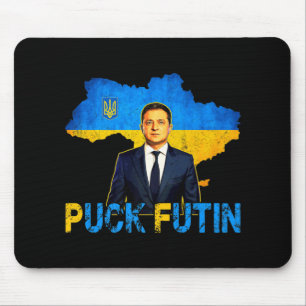 Tapis De Souris Volodymyr Zelensky Puck Futin Mème Je Me Trouve Av